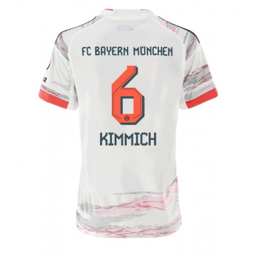 Stroje piłkarskie Bayern Munich Joshua Kimmich #6 Koszulka Wyjazdowej dla damskie 2025-26 Krótki Rękaw